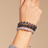 Black Sable | Silver | Cheshire Glass Charmballa Bracelet
